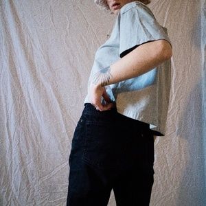 Boxy Cotton Cropped Top